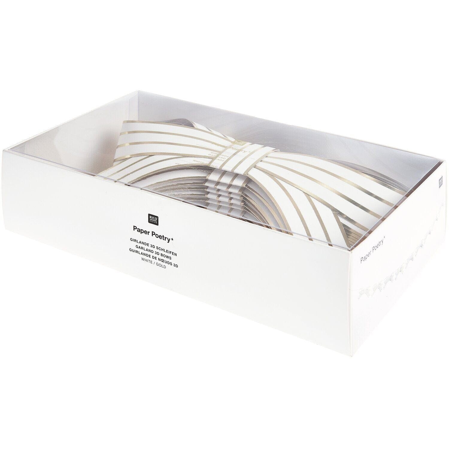 Girlande "3D Schleifen" Girlande Rico Design 
