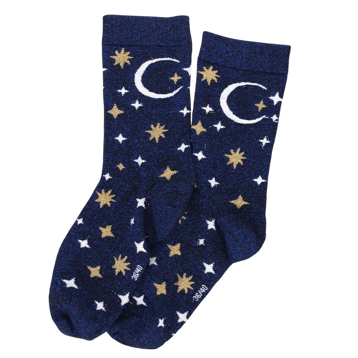 Glitzersocken "Mond & Sterne" Socken Le petit Souk 