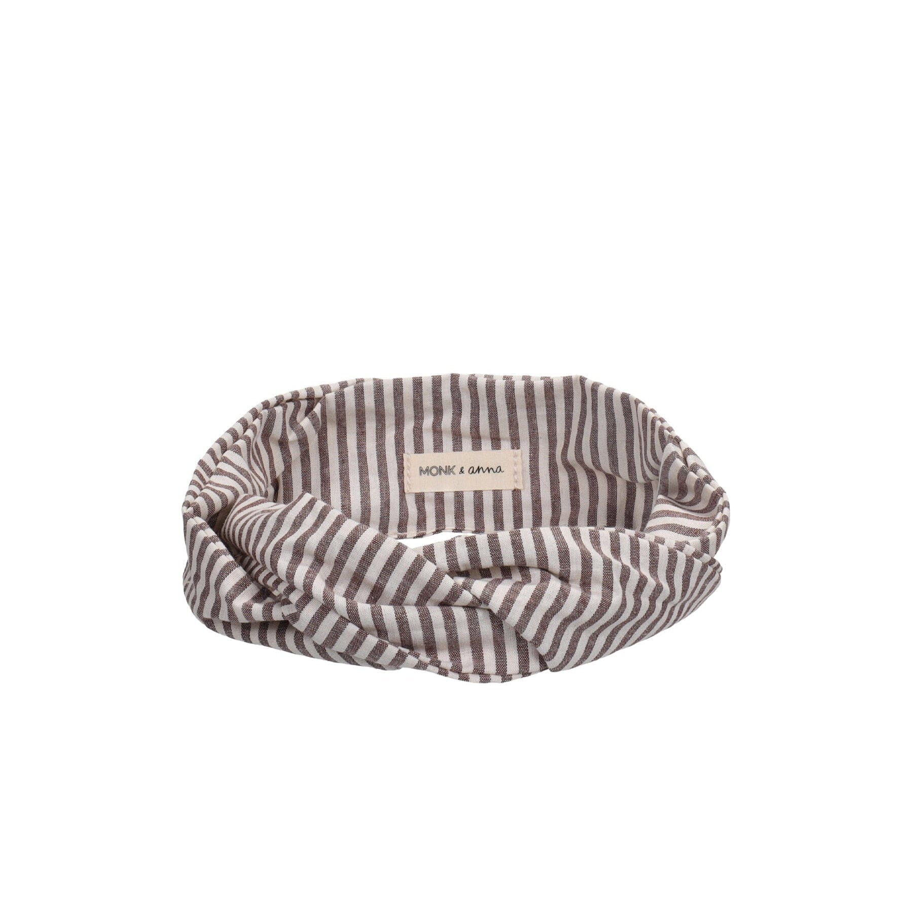 Haarband "Stripes" Haaraccessoires monk & anna Mocha 