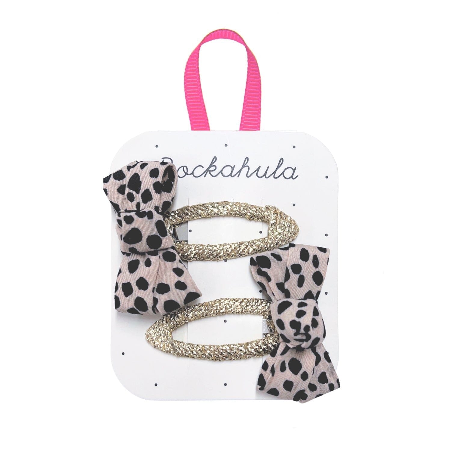 Haarclips "Leopard Love Twisty Bow" Haaraccessoires Rockahula 