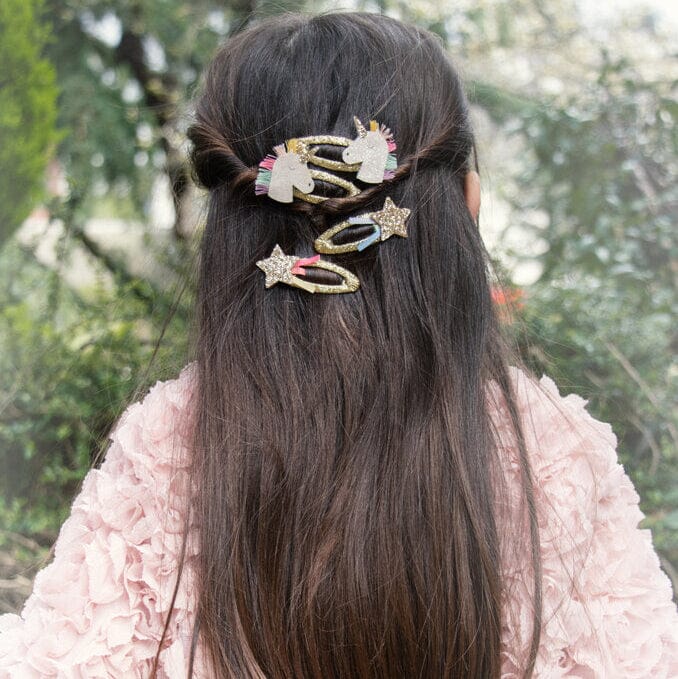 Haarclips "Rainbow Unicorn" Haaraccessoires Rockahula 