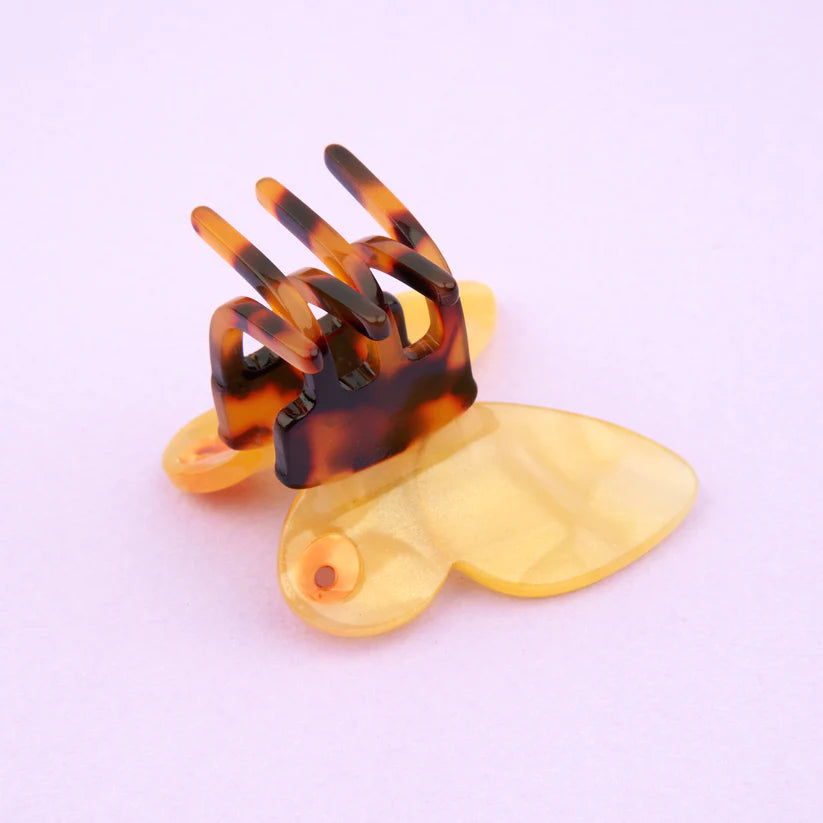 Haarklammer "Mini Schmetterling gelb" Haaraccessoires Coucou Suzette 