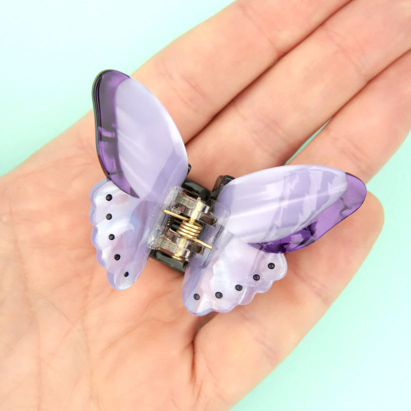 Haarklammer "Mini Schmetterling lila" Haaraccessoires Coucou Suzette 