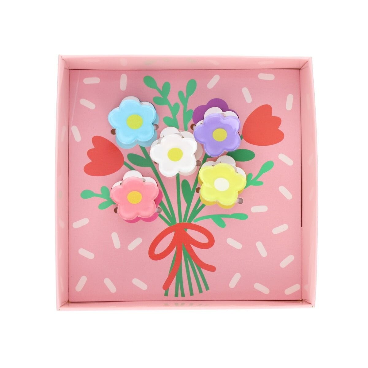 Haarklammern "5 Mini Blumen" Haaraccessoires Le petit Souk 