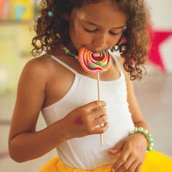 Haarperlen "Regenbogen" Speichen Clip Ratatam 