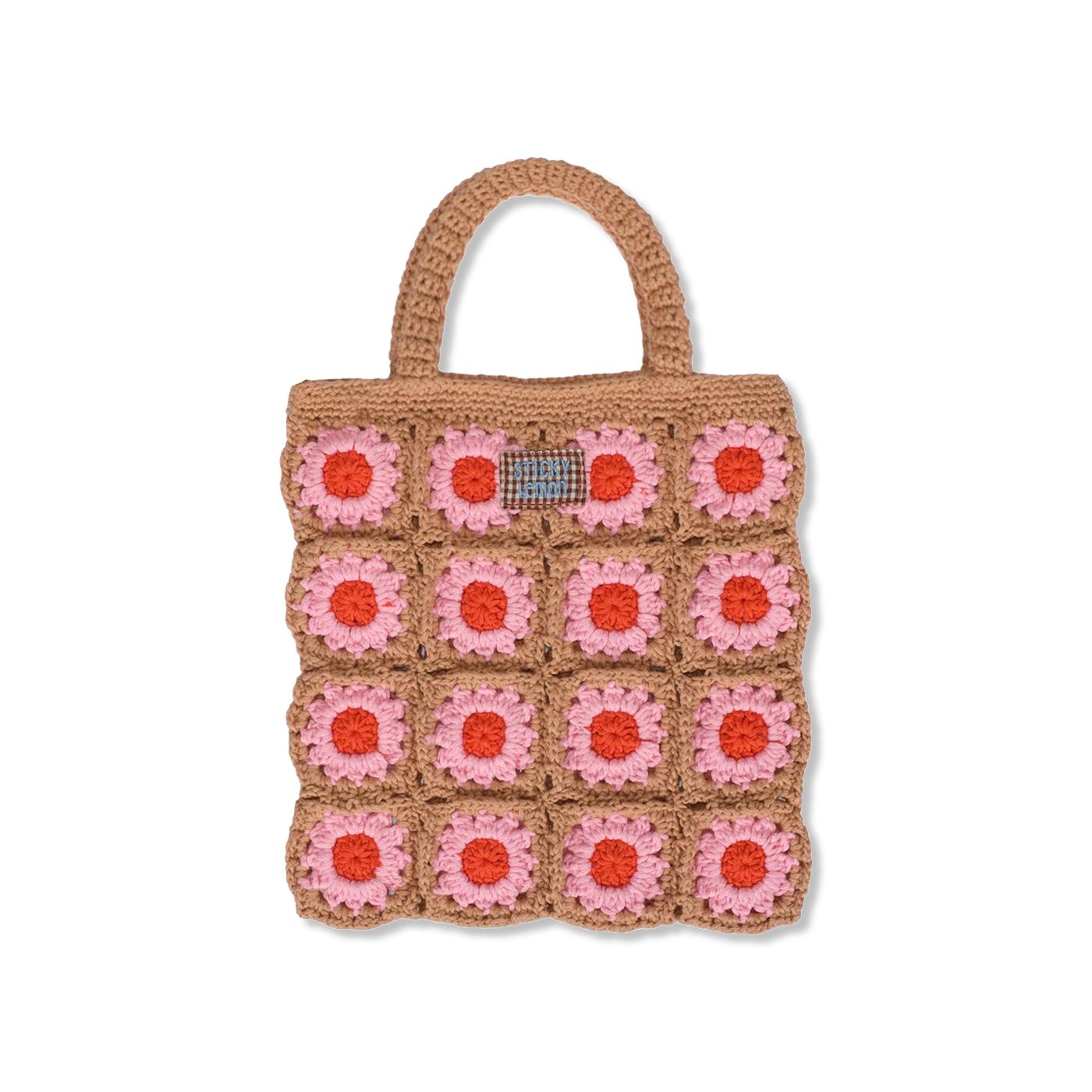 Häkeltasche "once upon a lemon tree - flower" Tasche Sticky Lemon campfire orange 