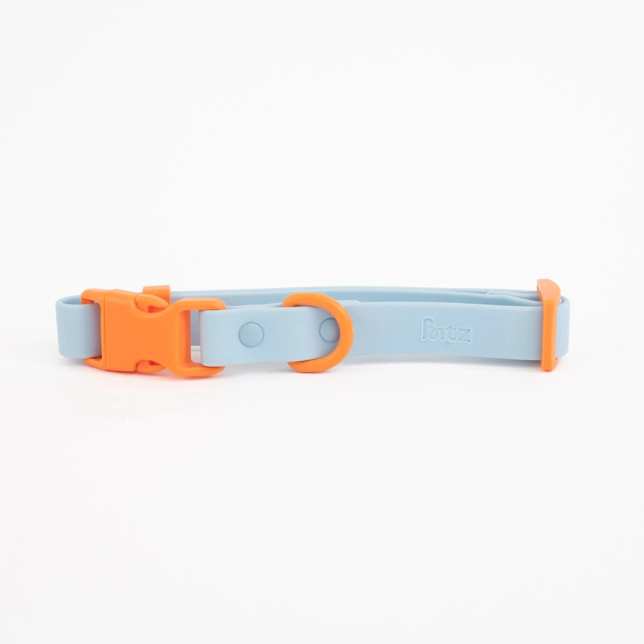 Halsband medium "The Fritz Collar" approved by Fritz Baby Blue Orange 