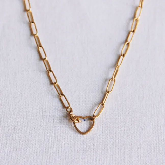 Halskette "Open Heart" Kette Bazou 