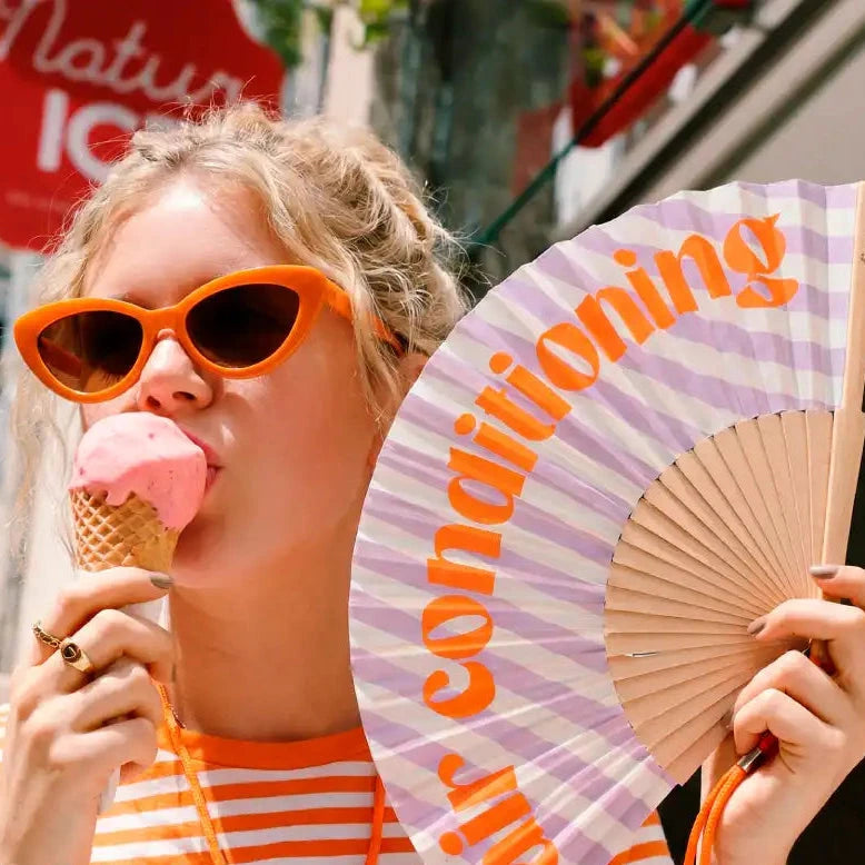 Handfächer "Air Conditioning" Fächer fisura 