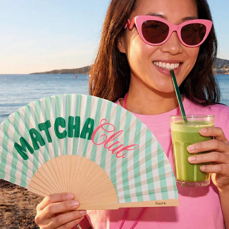Handfächer "Matcha Club" Fächer fisura 