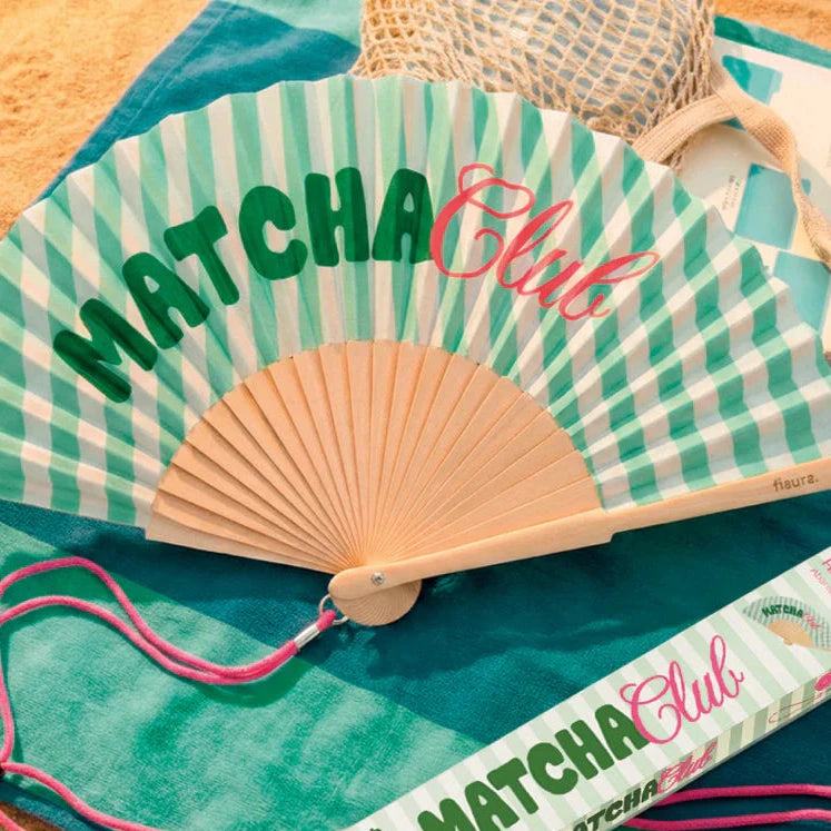 Handfächer "Matcha Club" Fächer fisura 