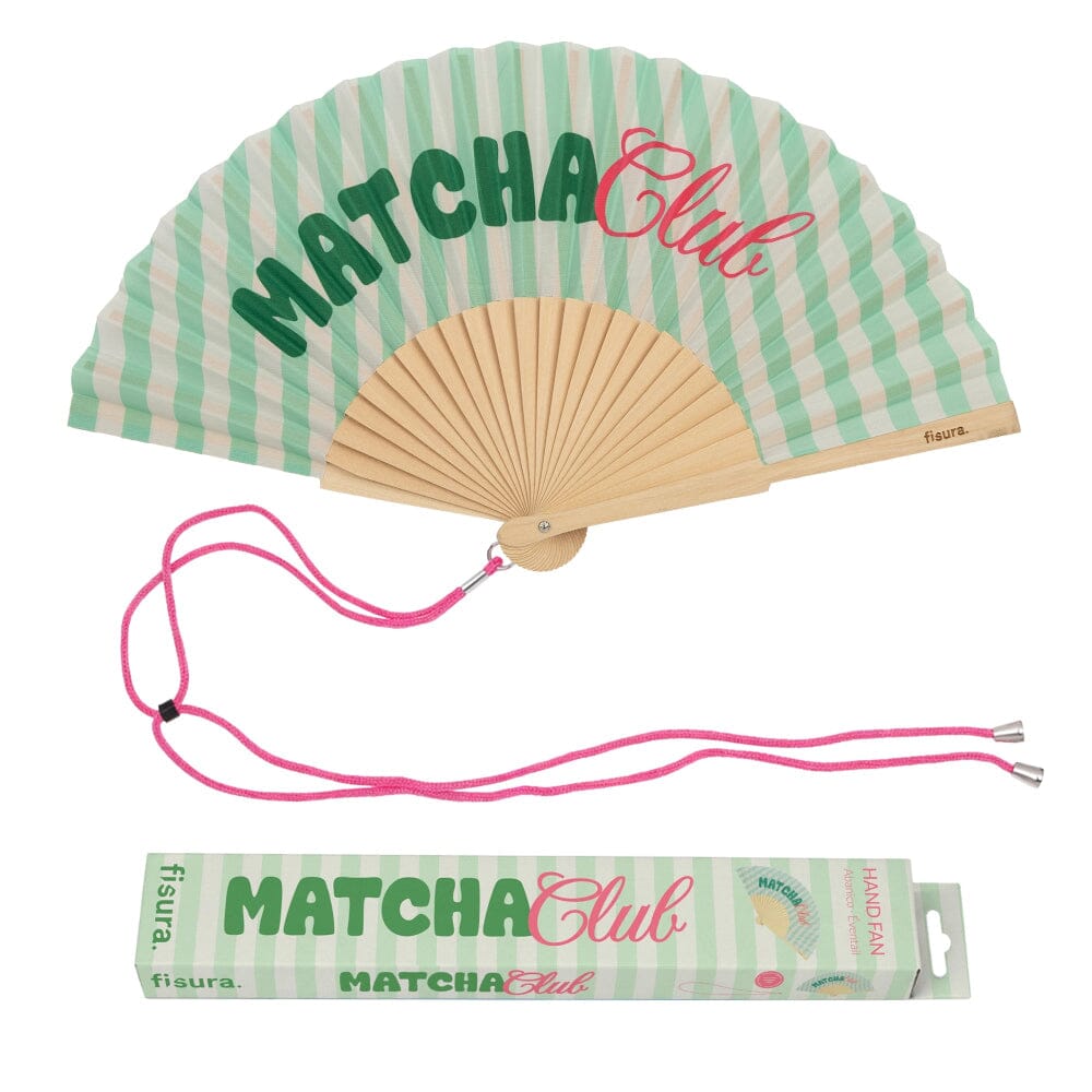 Handfächer "Matcha Club" Fächer fisura 