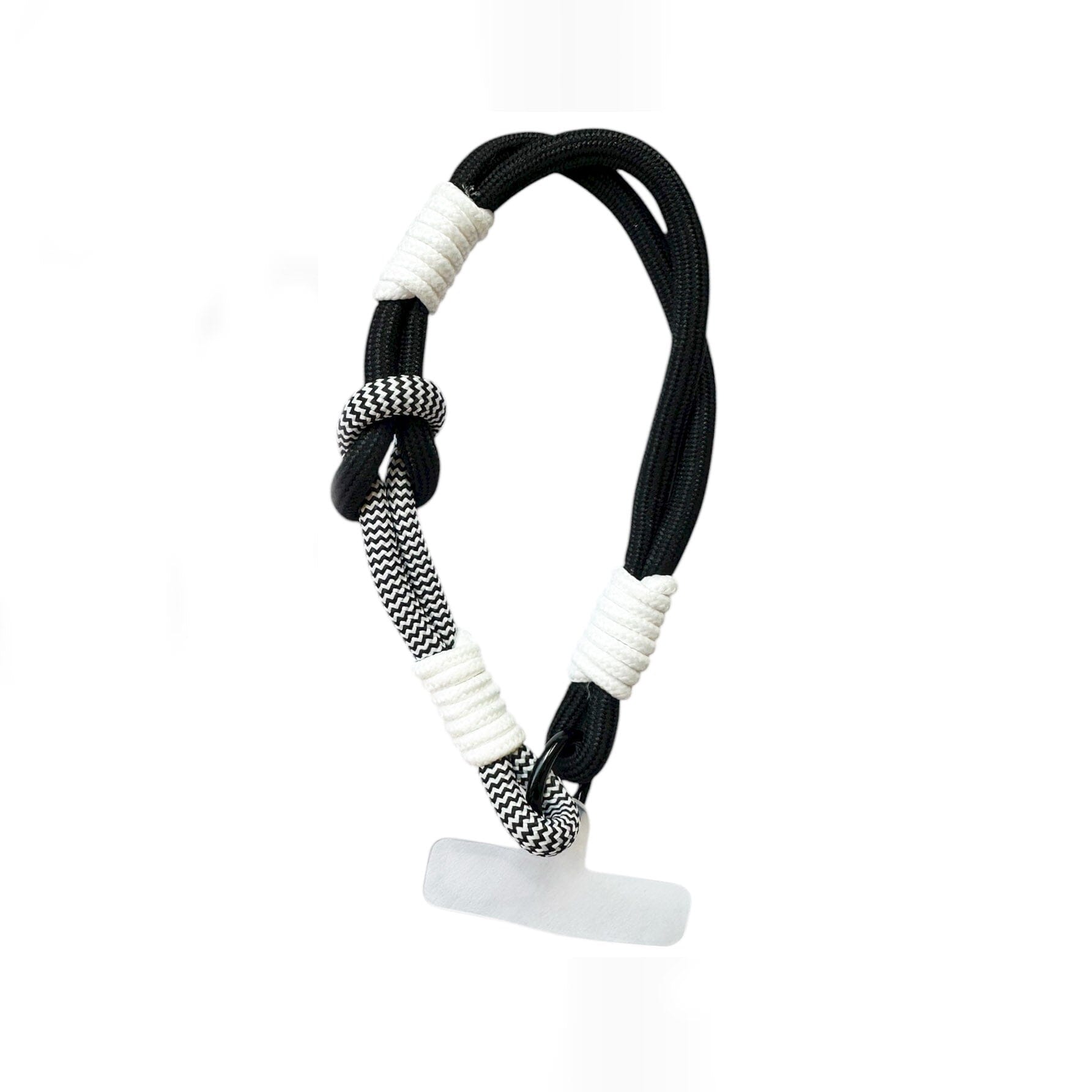 Handyband "kurz" Handykette LOT83 Schwarz-Weiß 