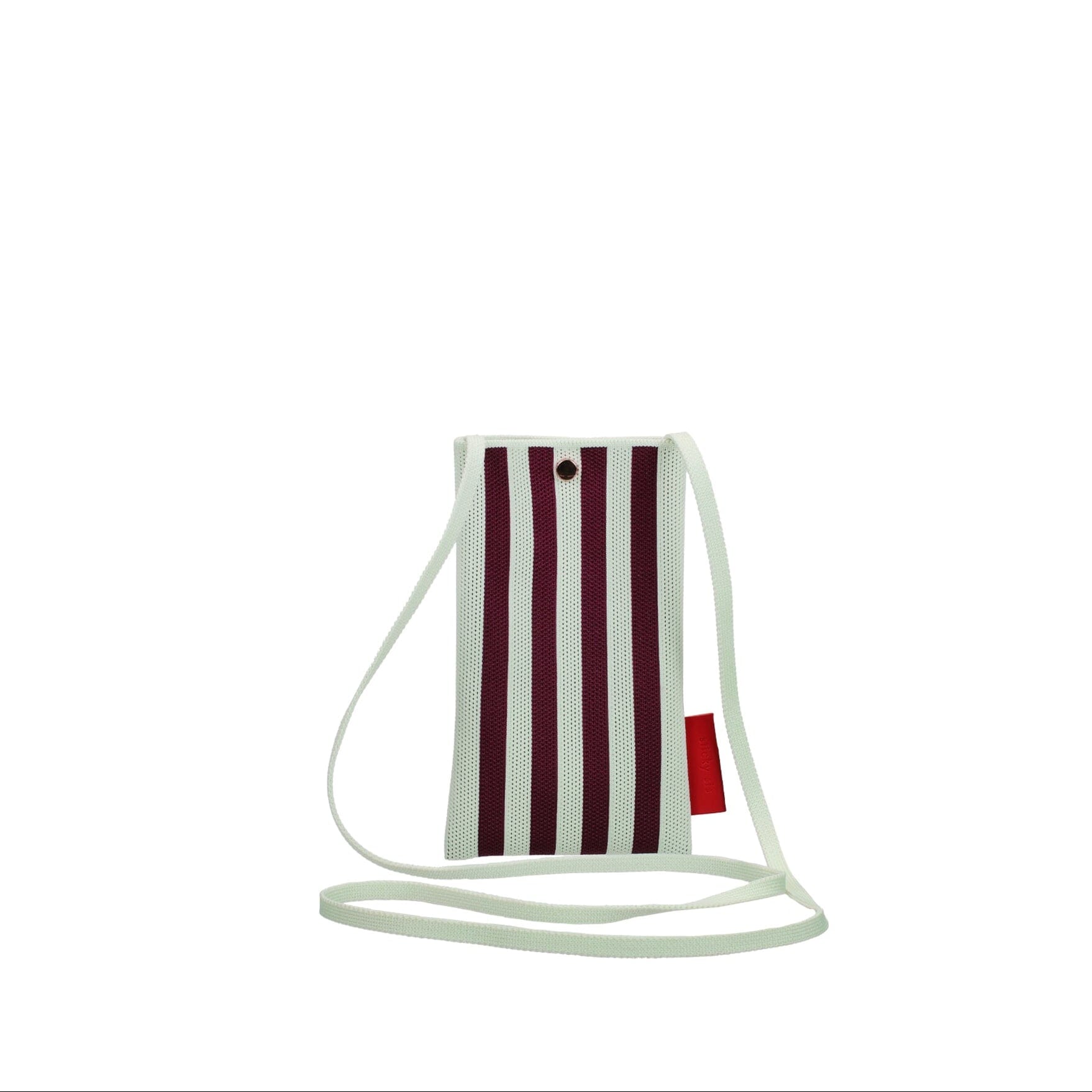 Handytasche "knitted stripes" Handytasche Sticky Sis Club mist+fig 