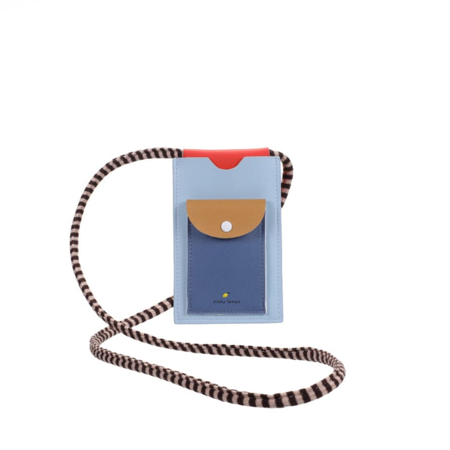Handytasche "wonders of the deep sea" Handytasche Sticky Lemon blue+blue 