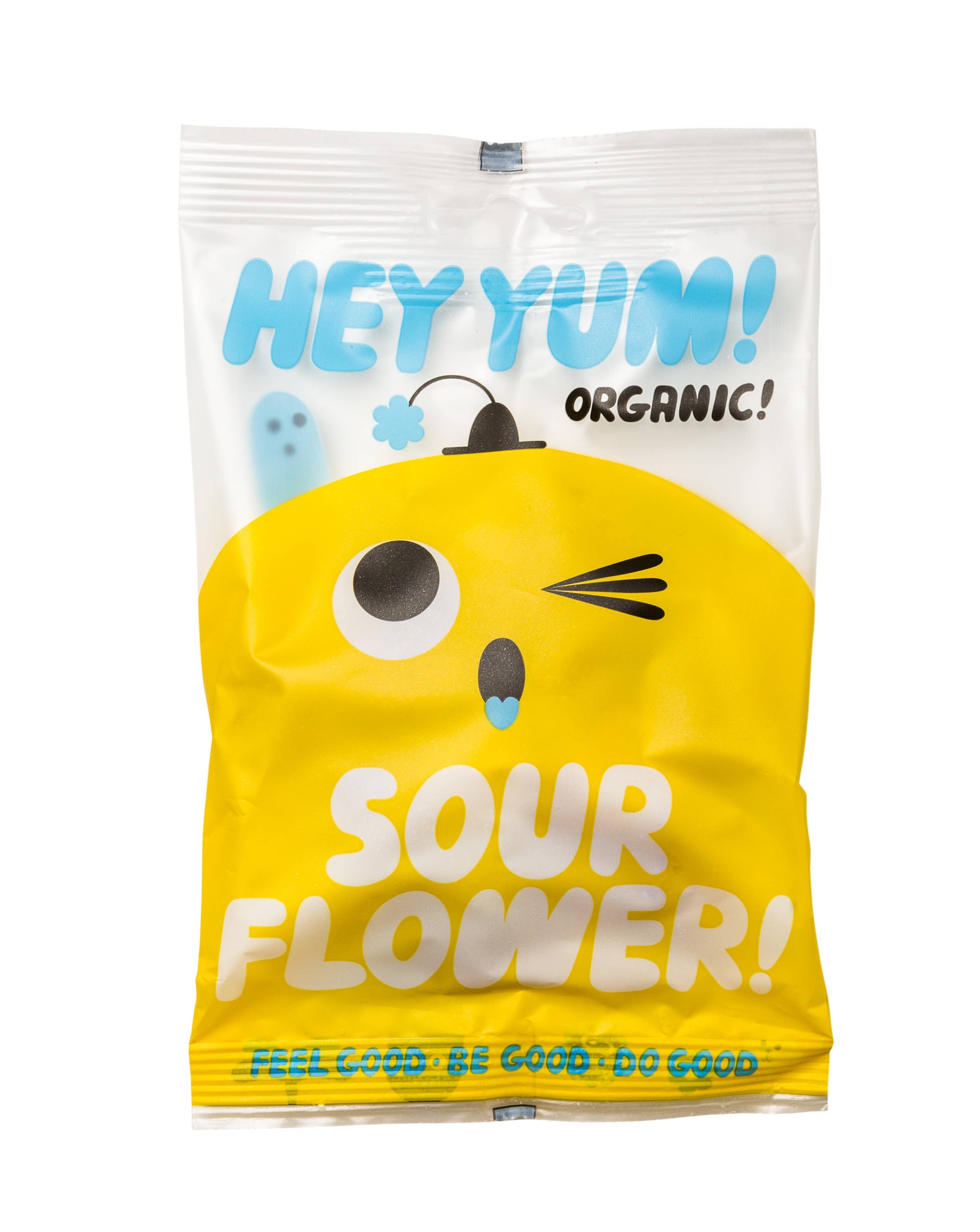 HEY LECKER! Sour Flower - Bio-Sauerfruchtgummis, 100 g HEY YUM! 