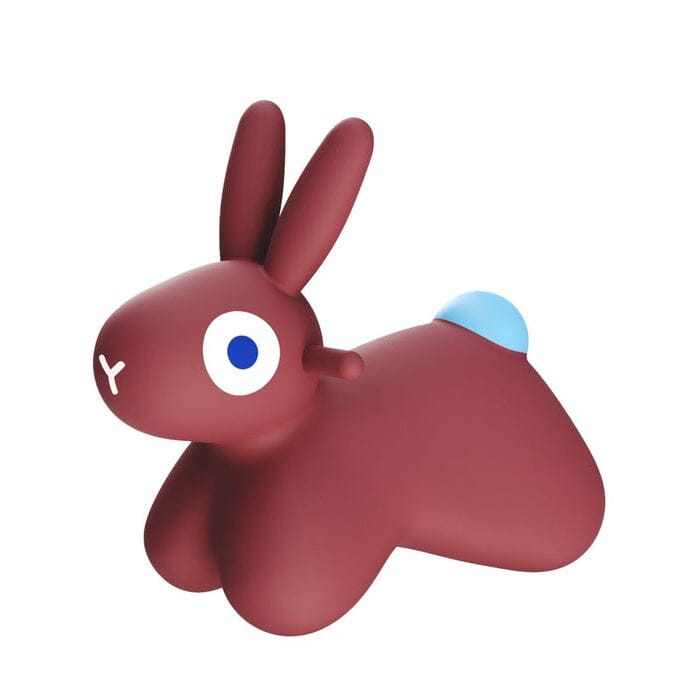 Hüpfspielzeug "Hoppi" Quut Bunny Burgundy 