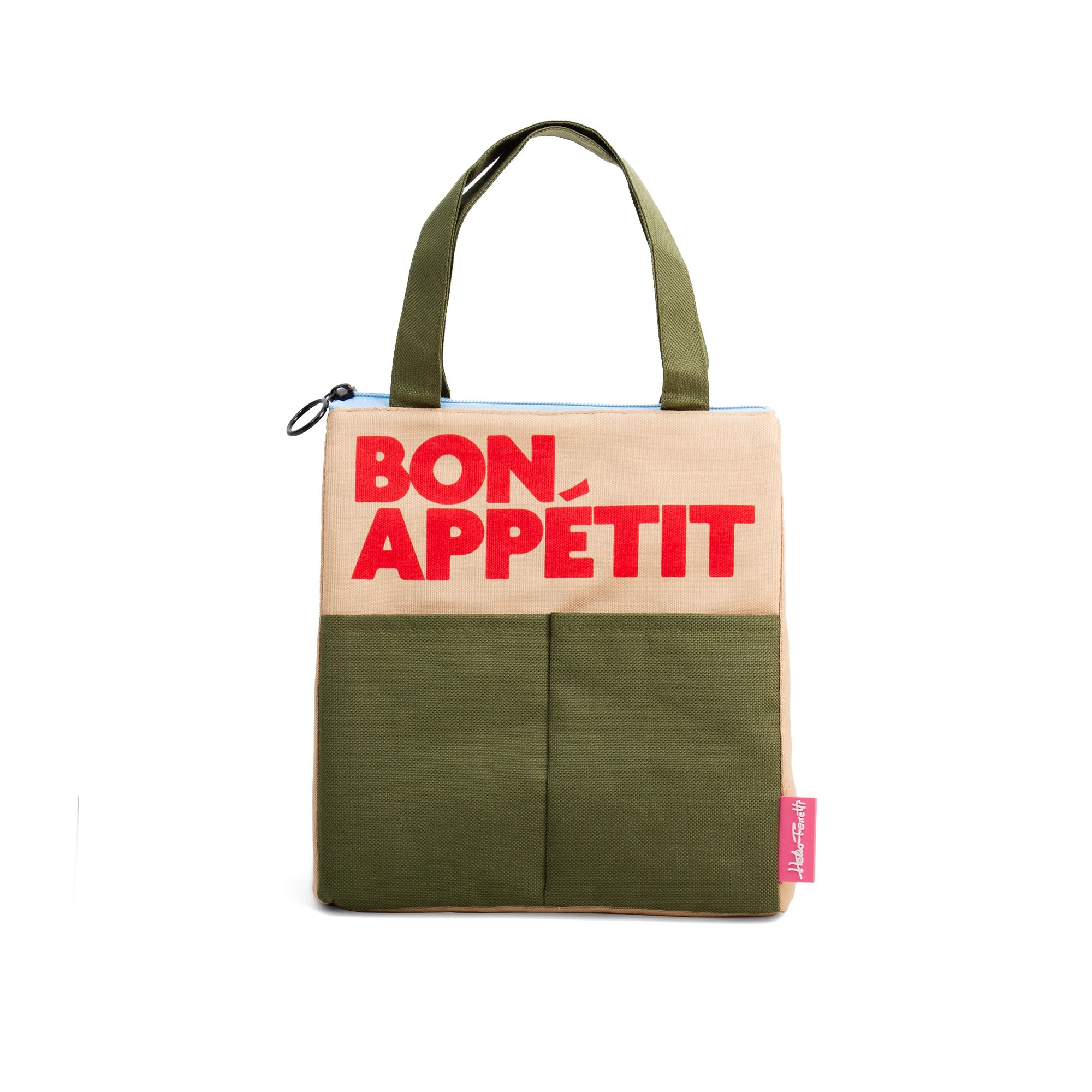 Isothermische Lunchbag "Bon Appétit Multicolor" Lunchbag Helio Ferretti Green/Beige 