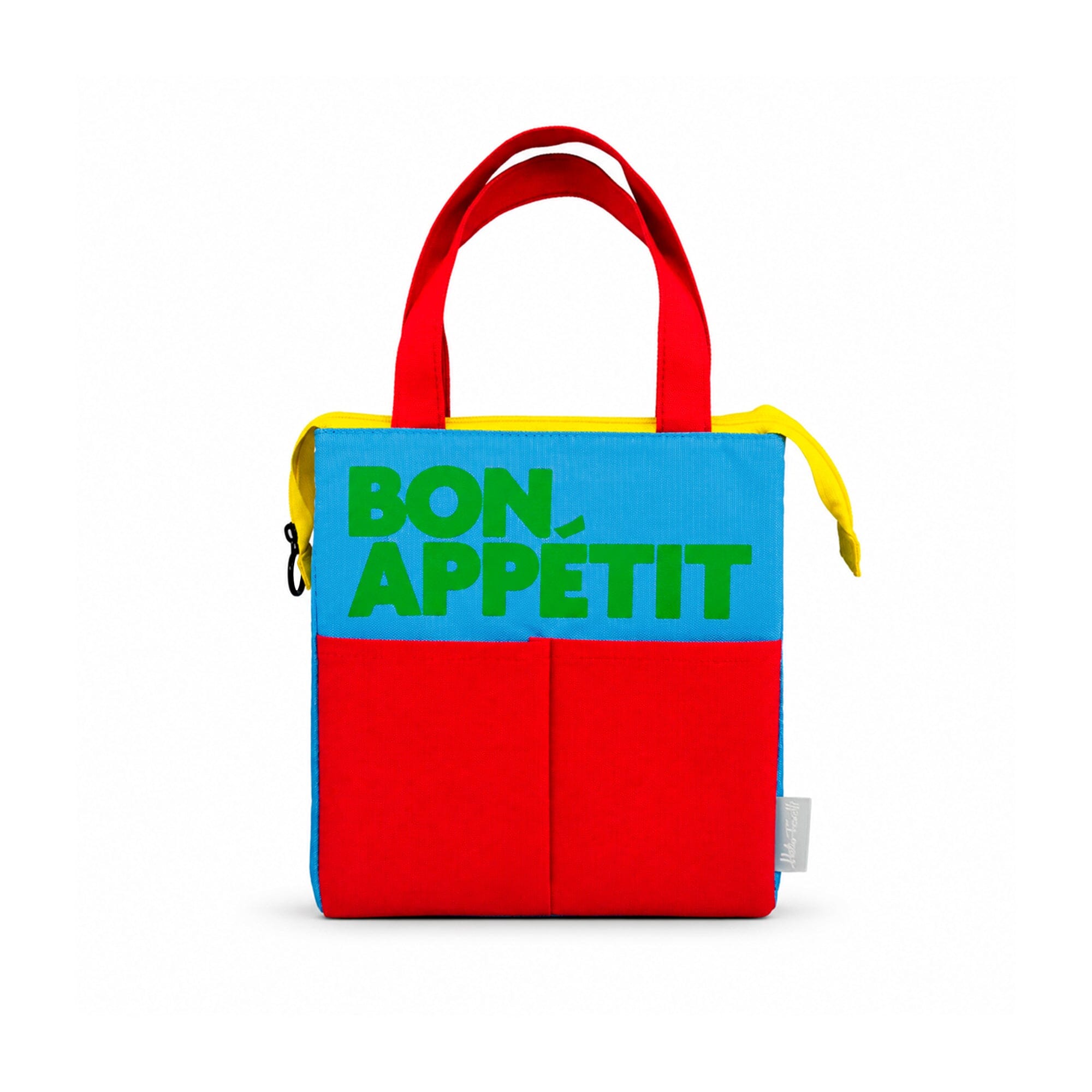 Isothermische Lunchbag "Bon Appétit Multicolor" Lunchbag Helio Ferretti Lightblue/Red 