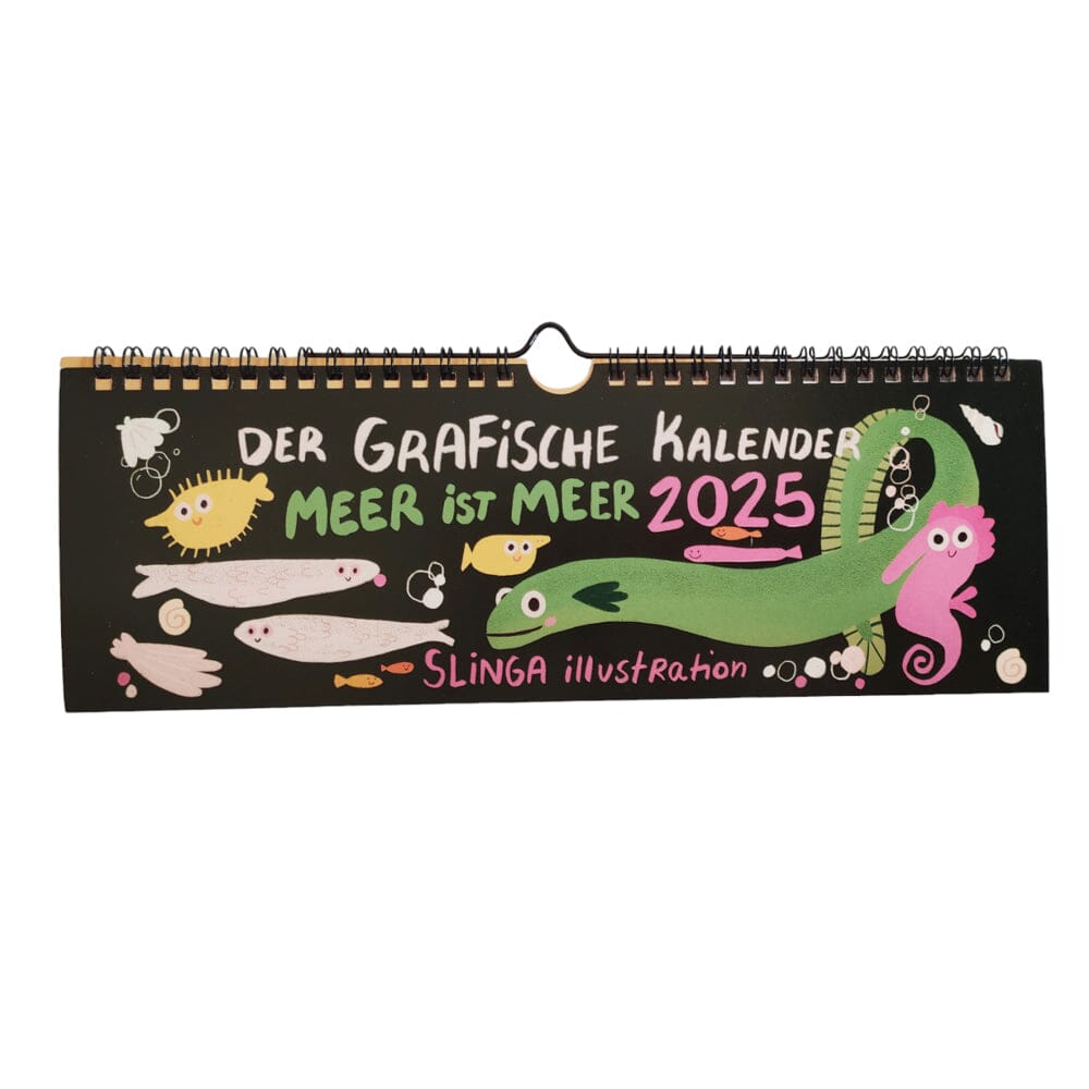 Jahreskalender "Meer ist Meer 2025" Kalender Slinga Illustration 