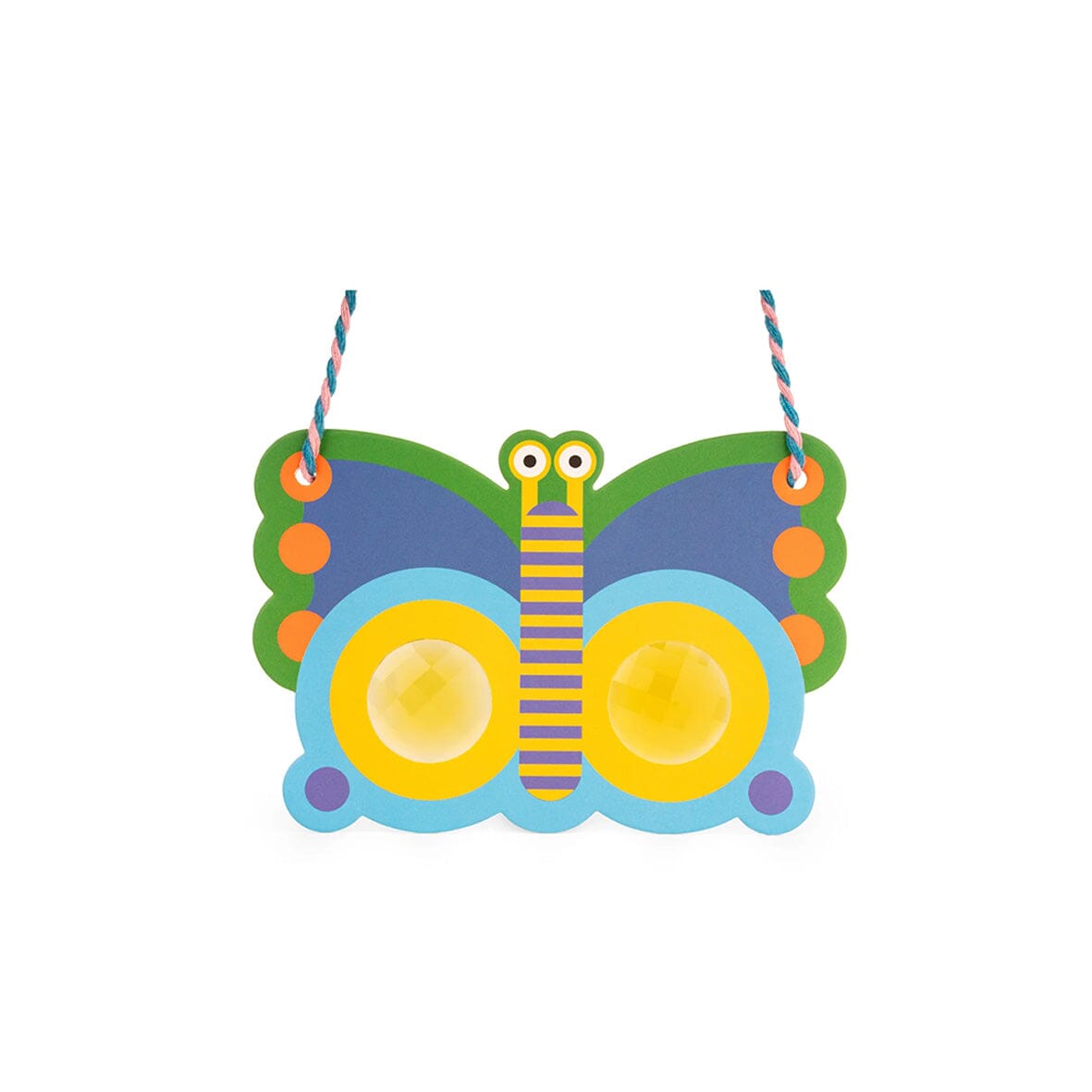 Kaleidoskop "Butterfly" Motorikspielzeug KIKKERLAND blau/gelb 