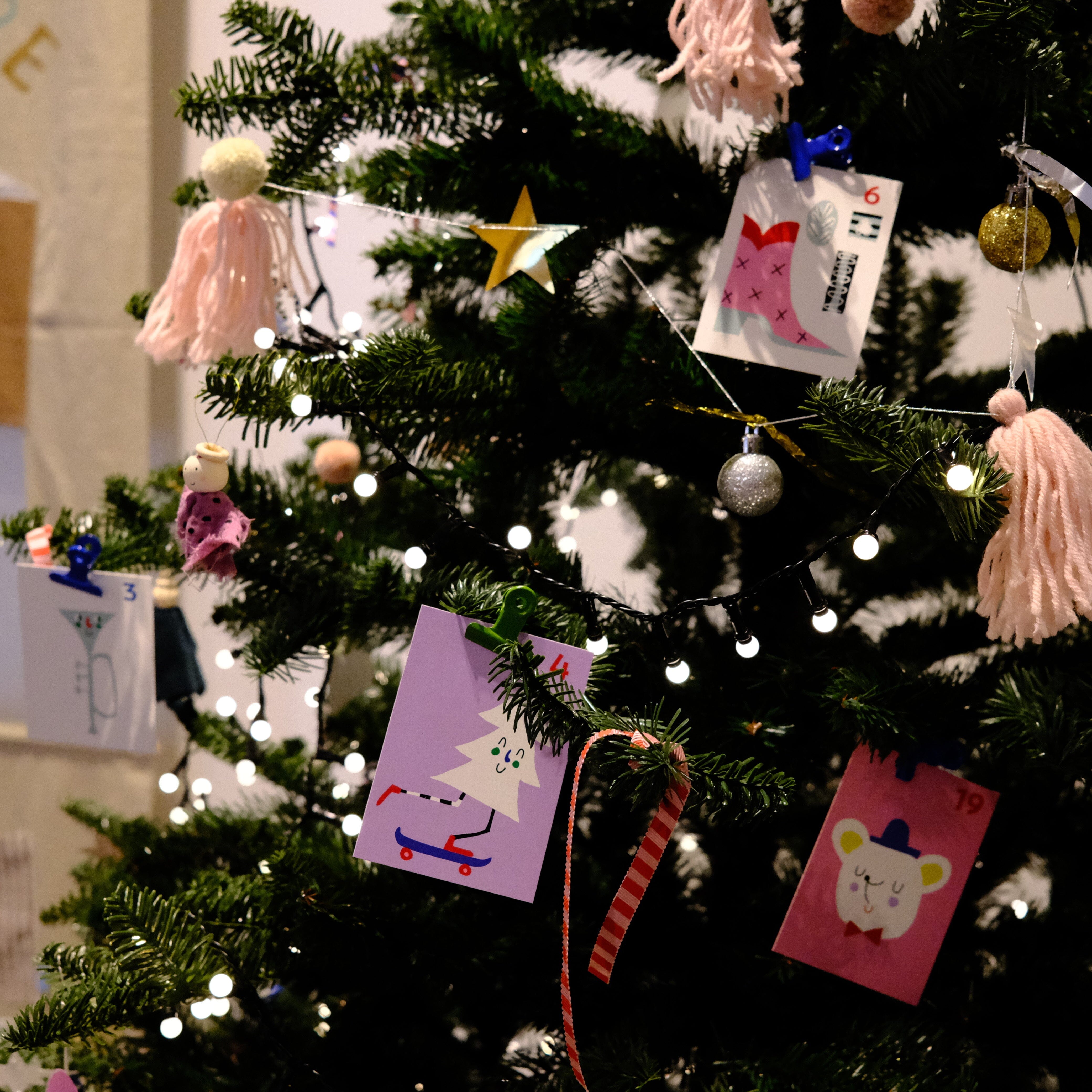 Kartenset "Mini Kalender Kärtchen" Postkarte Unter Pinien 