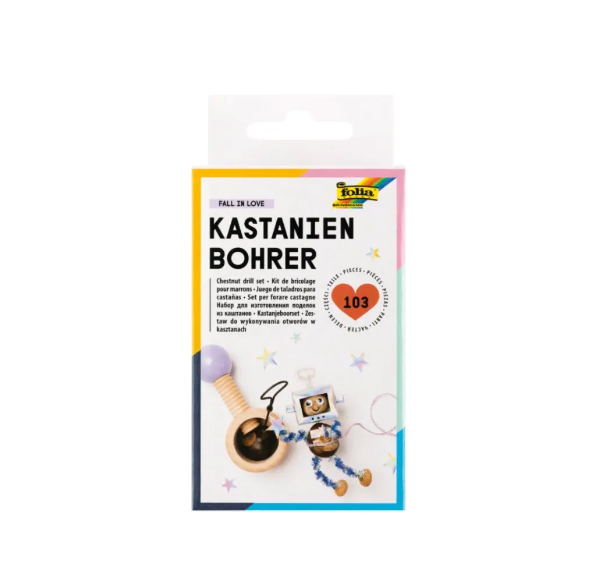 Kastanienbohrer Bastelset Folia 