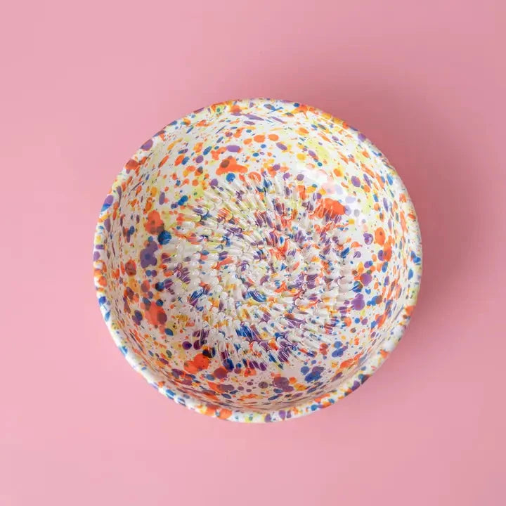 Keramikreibeschale "Carnival" Teller Alfar Tierra Cocida 