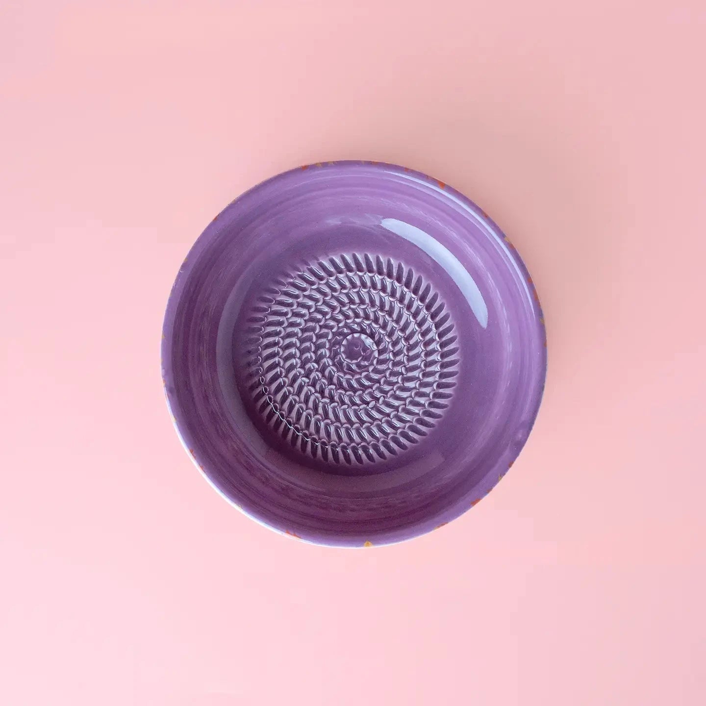 Keramikreibeschale "Lila/Bunt" Teller Alfar Tierra Cocida 