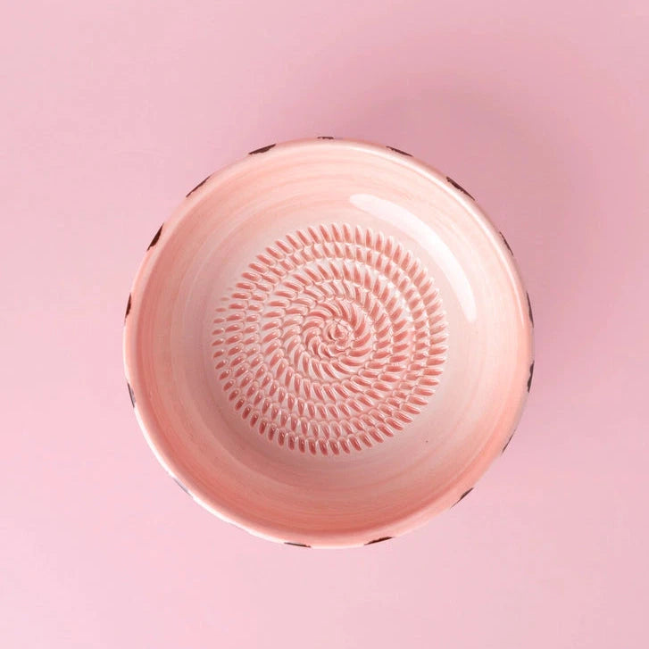 Keramikreibeschale "Pink/Braun" Teller Alfar Tierra Cocida 