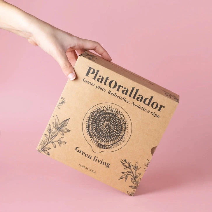 Keramikreibeschale "Rosa/Gelb" Teller Alfar Tierra Cocida 