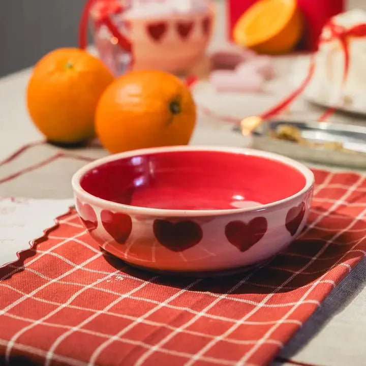 Keramikreibeschale "Sweetheart" Teller Alfar Tierra Cocida 