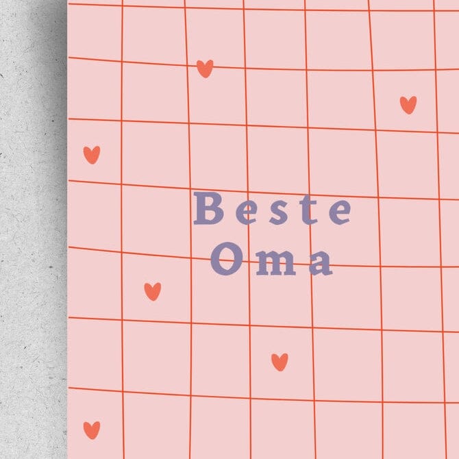 Klappkarte "Beste Oma" Postkarte Pinlin 