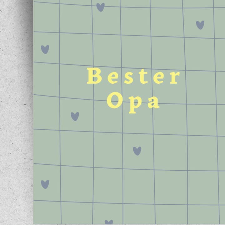 Klappkarte "Bester Opa" Klappkarte Pinlin 