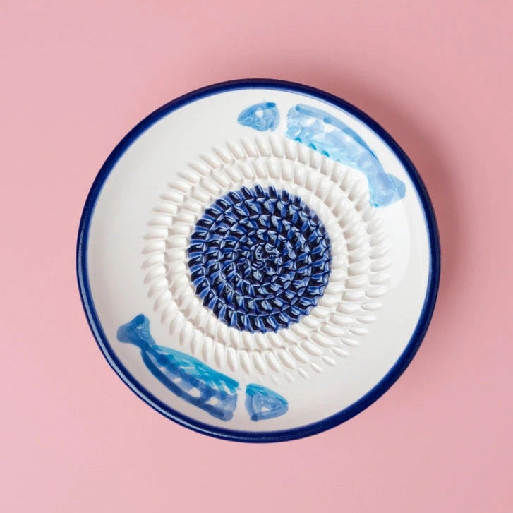 Kleine Keramikreibeplatte "Fisch" Teller Alfar Tierra Cocida 