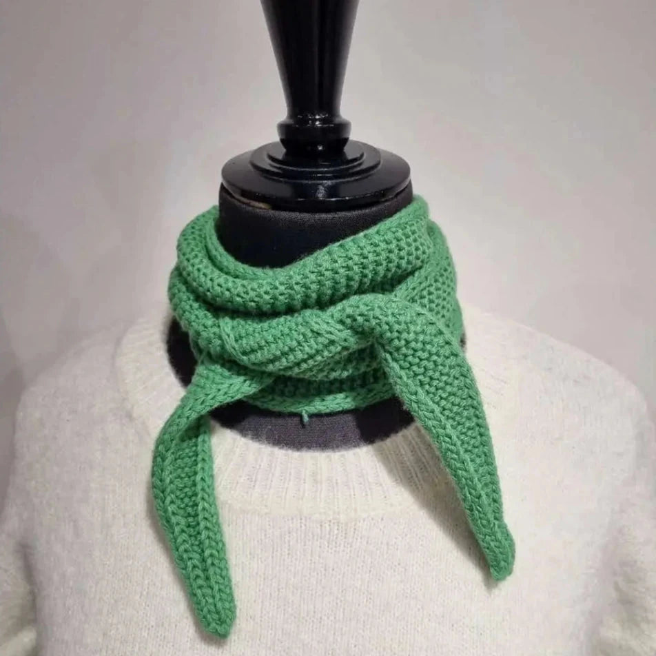 Kleiner Schal „Strick“ Schal Mini Calie Paris Grün 