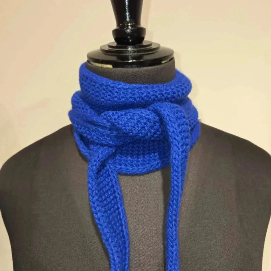 Kleiner Schal „Strick“ Schal Mini Calie Paris Lapislazuli 