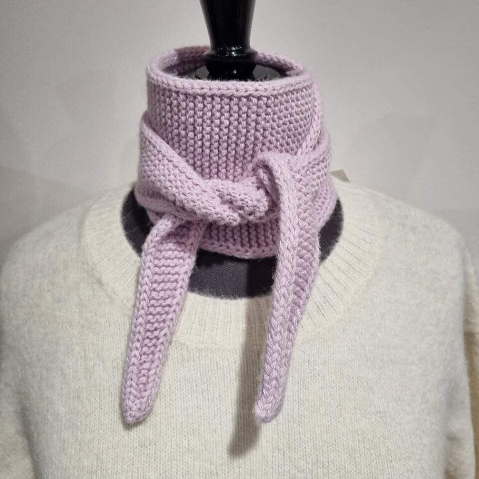 Kleiner Schal „Strick“ Schal Mini Calie Paris Lavendel 