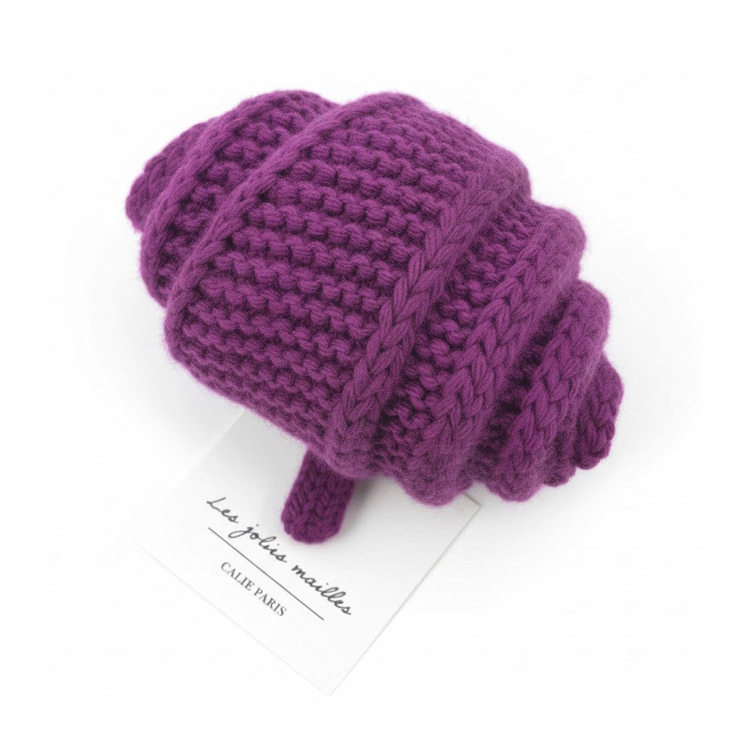 Kleiner Schal „Strick“ Schal Mini Calie Paris Violett 