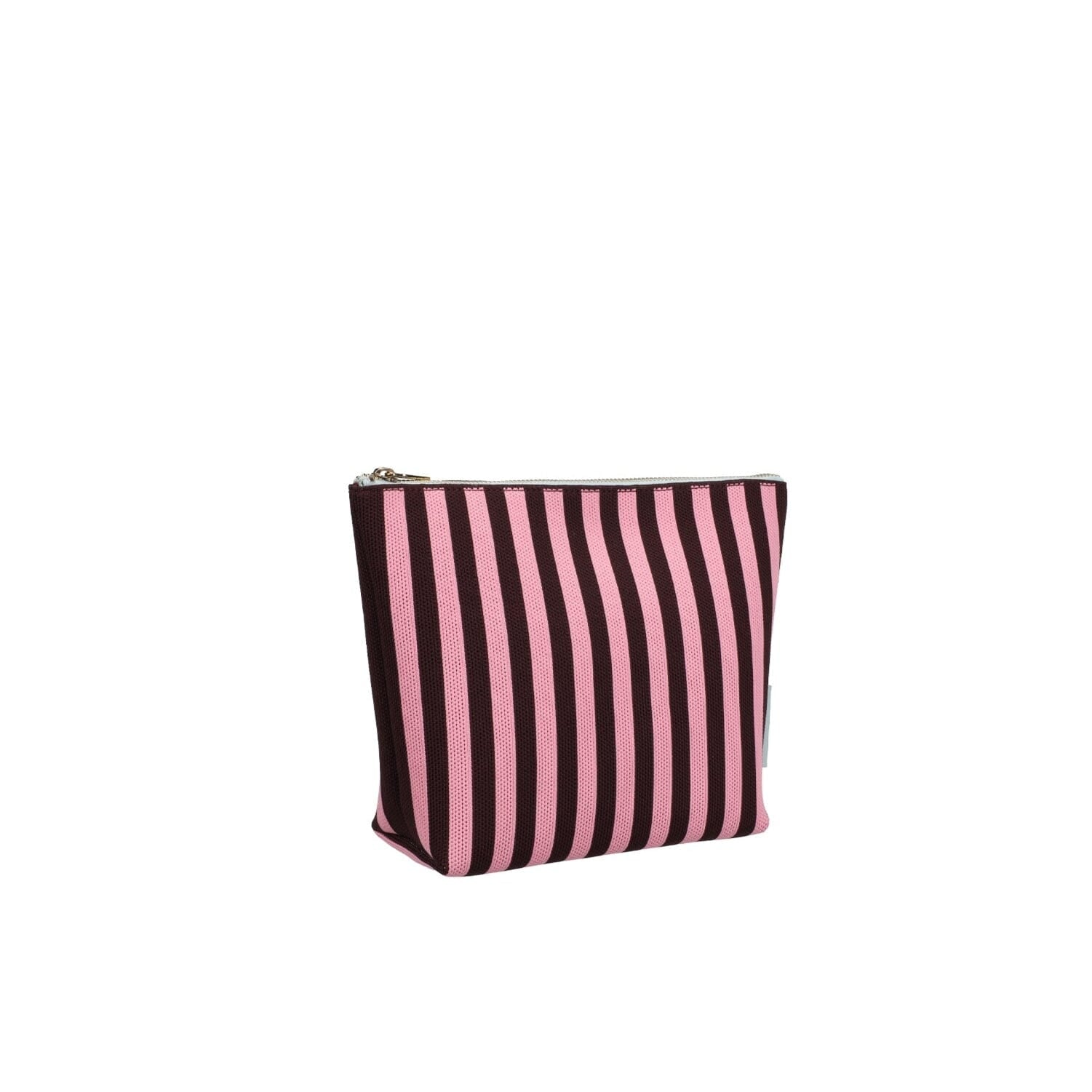 Kosmetiktasche "knitted stripes" Kosmetiktasche Sticky Sis Club chocolate+bubblegum 