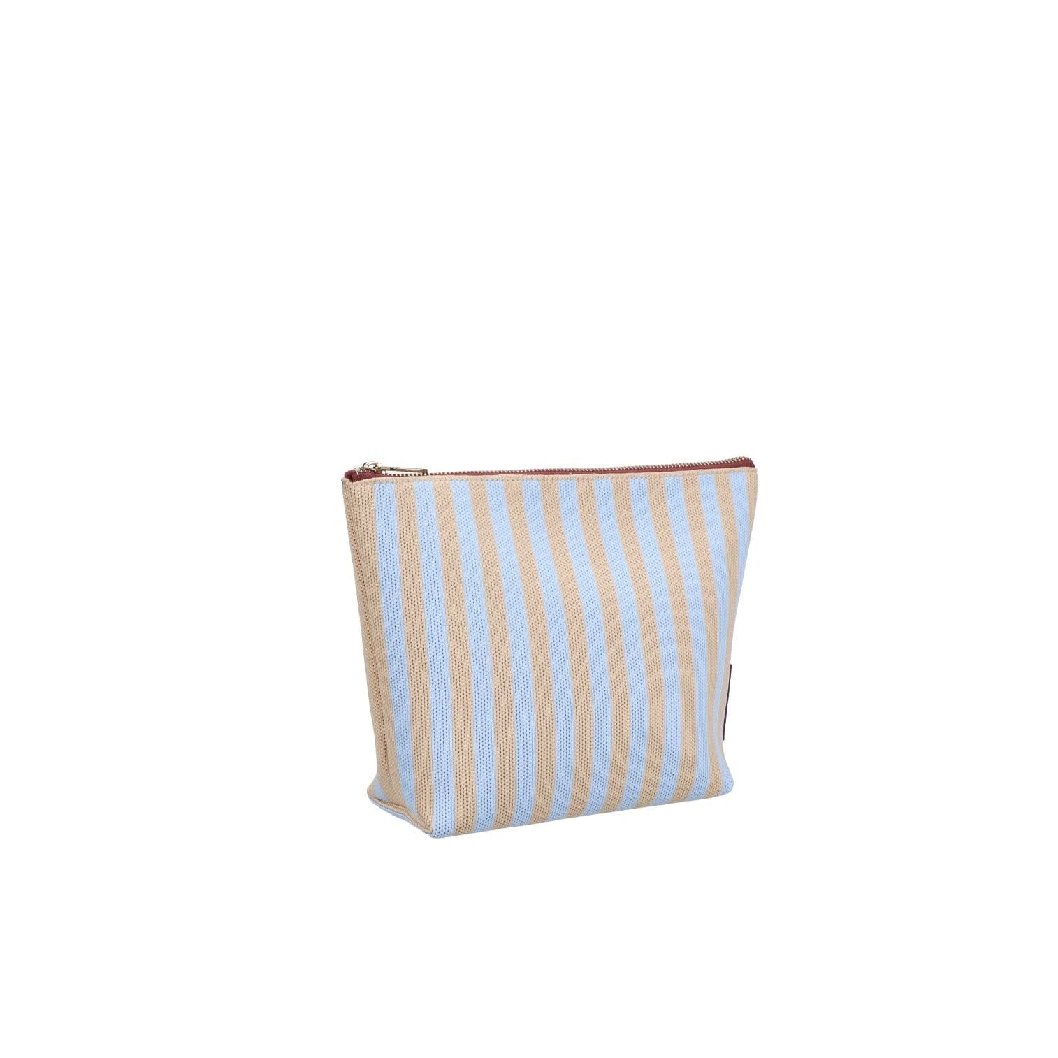 Kosmetiktasche "knitted stripes" Kosmetiktasche Sticky Sis Club marzipan+sky 