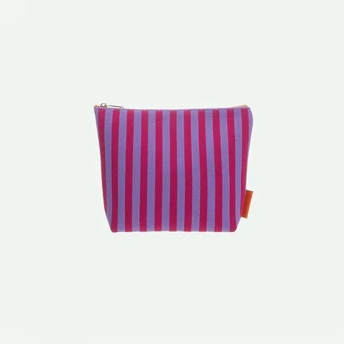 Kosmetiktasche "knitted stripes" Kosmetiktasche Sticky Sis Club positano purple/sunset lilac 