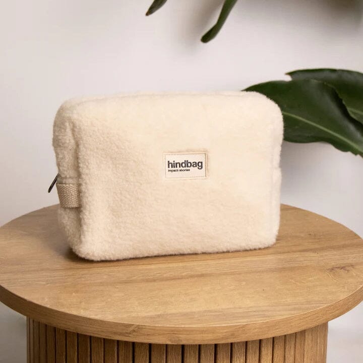 Kosmetiktasche "Leon Teddy" Kosmetiktasche Hindbag Arktisweiß 