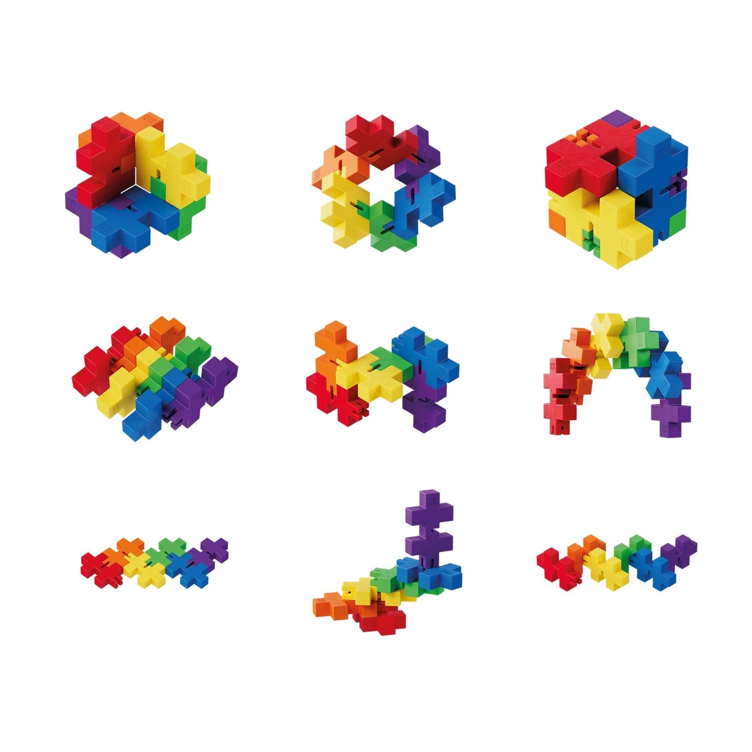 Kreativ Bausteine "Hexel Flex" Motorikspielzeug Plus-Plus 