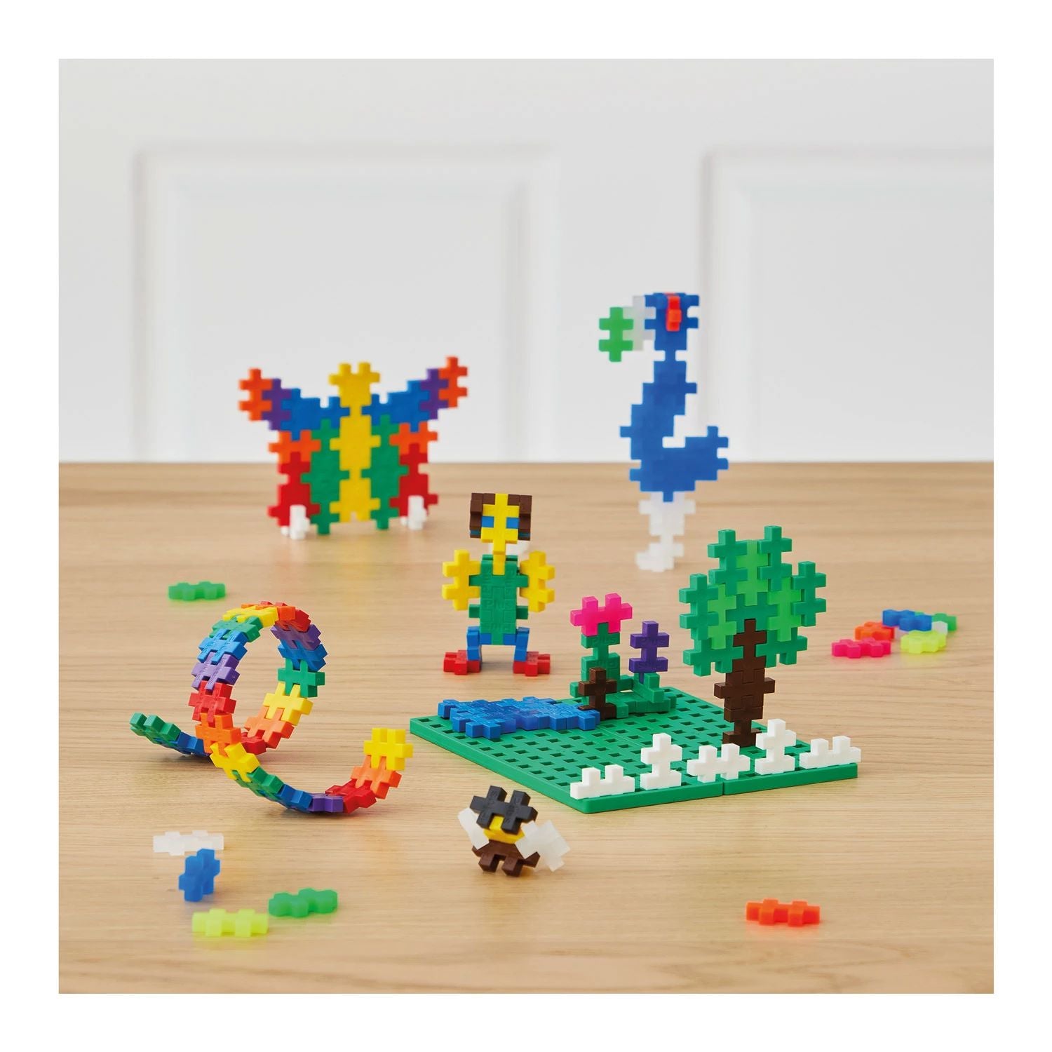 Kreativ Bausteine Metallbox "600" Motorikspielzeug Plus-Plus 