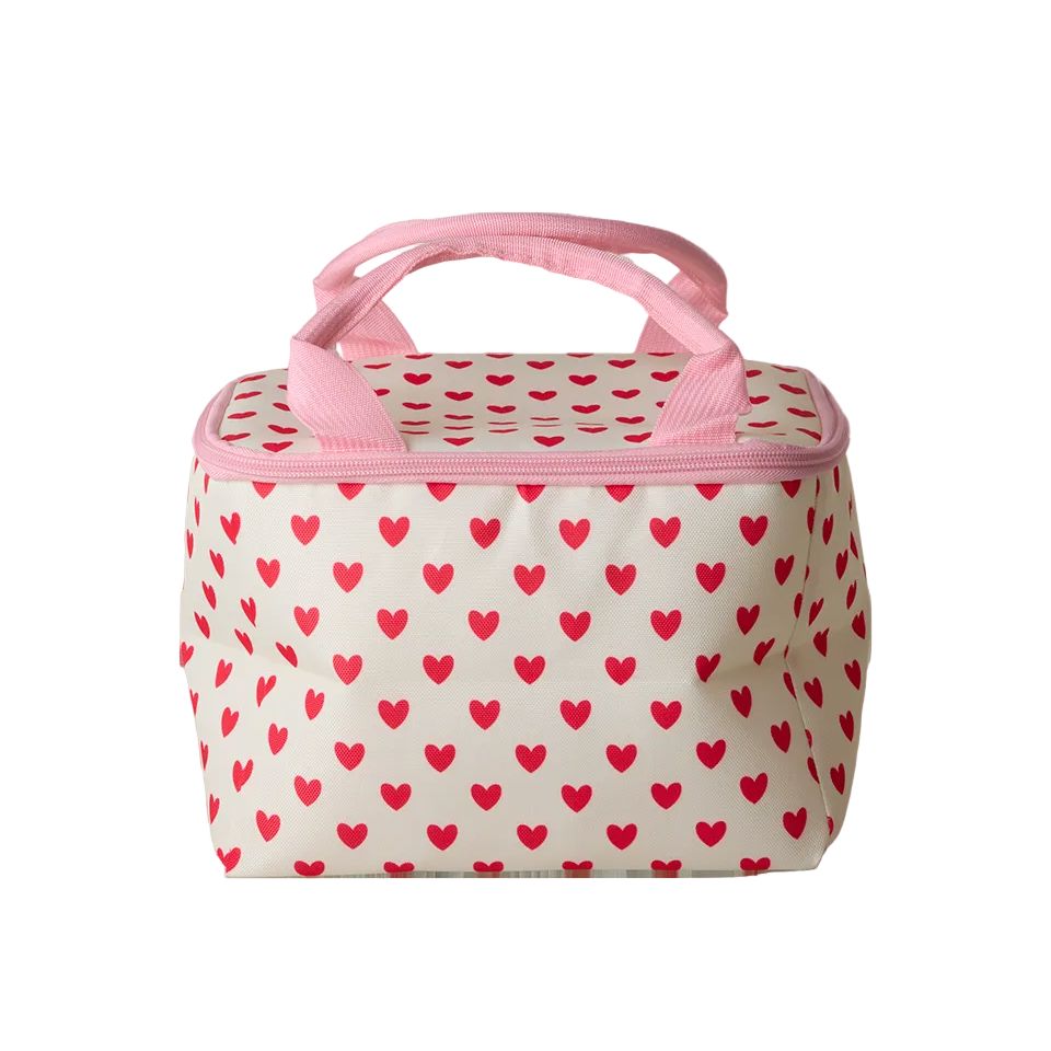 Kühltasche klein "Red Hearts" Isoliertasche Rice by Rice 