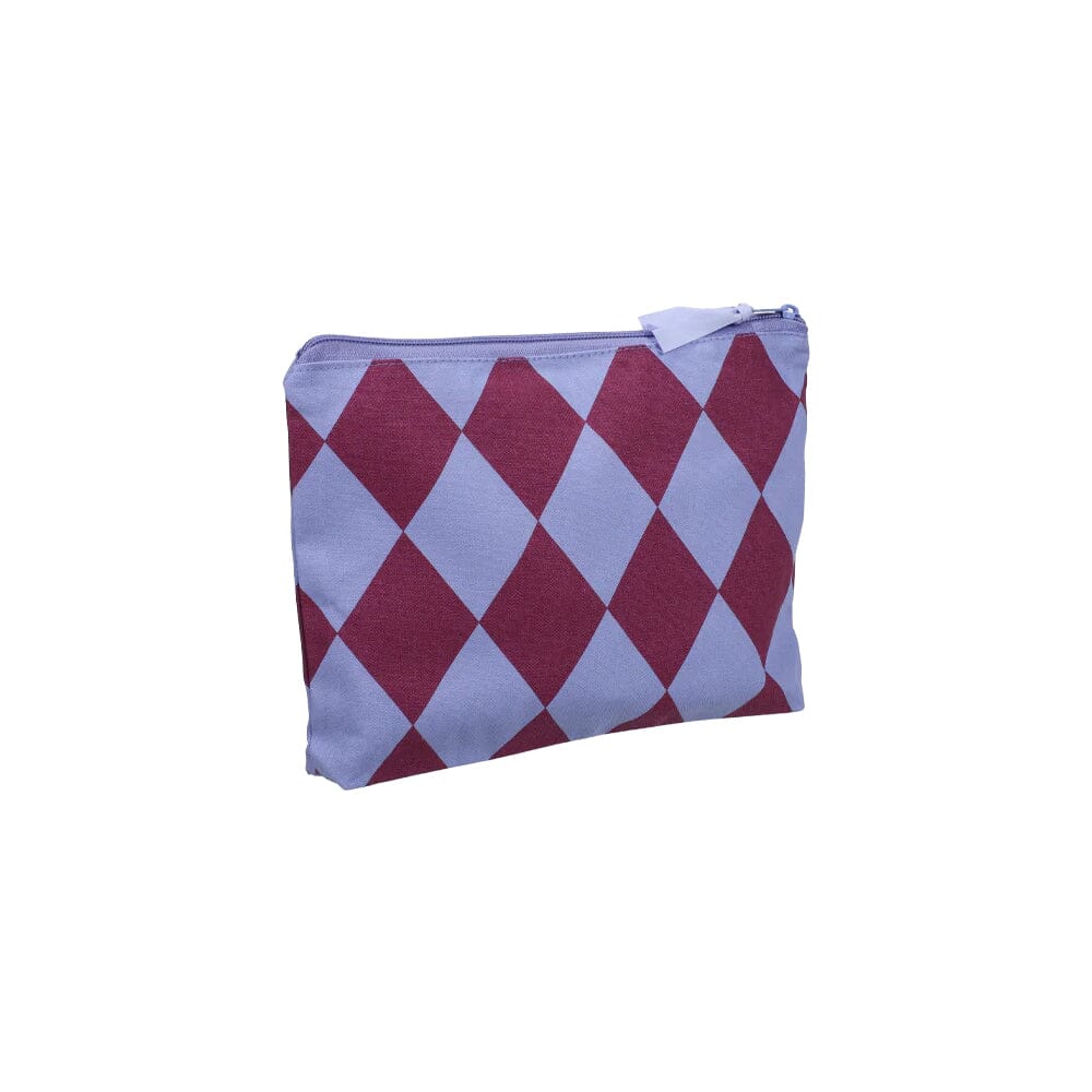 Kulturbeutel "Diamond" Kosmetiktasche Kado Design ice blue+purple tales 