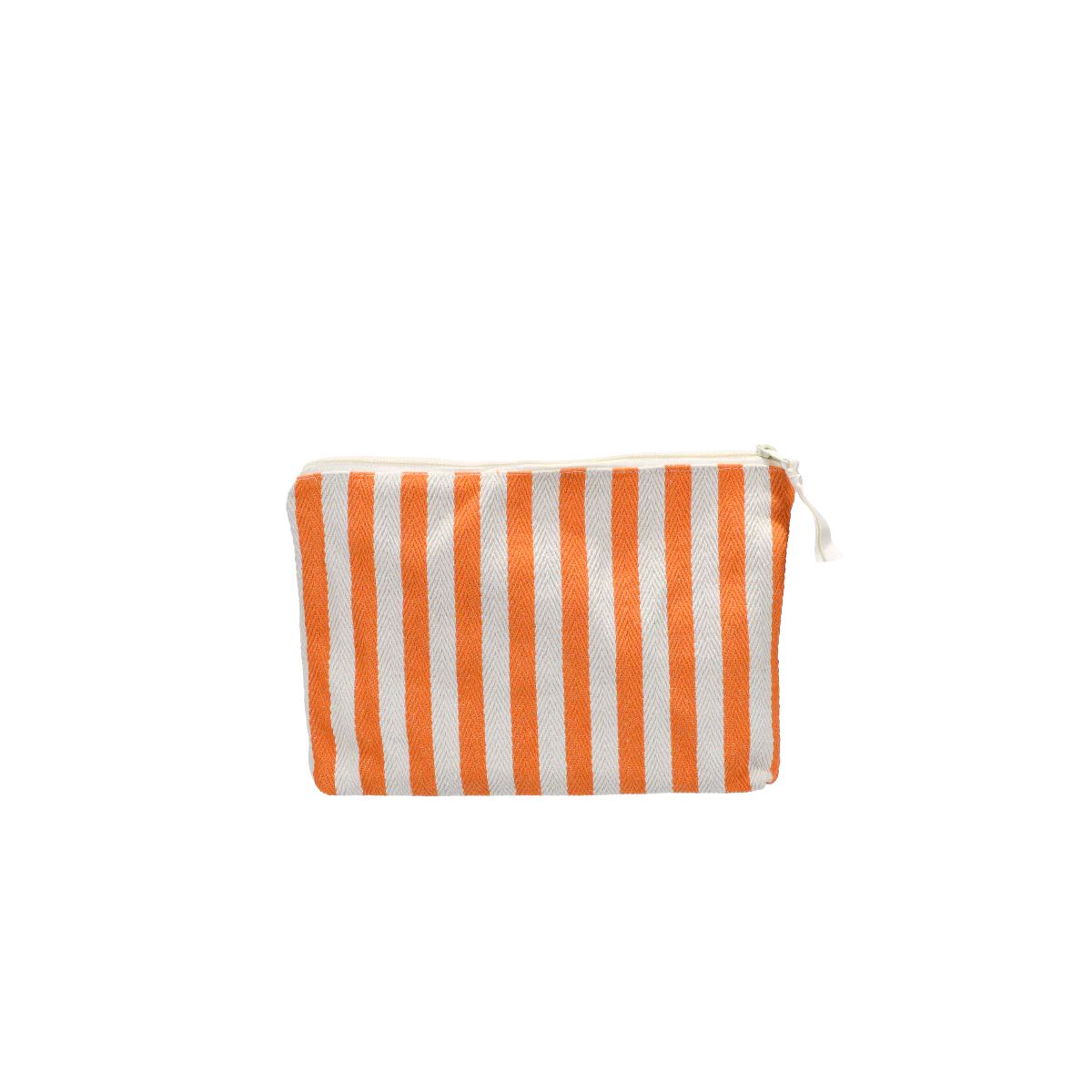 Kulturbeutel "Heringbone Stripe" Kosmetiktasche Kado Design Orange 