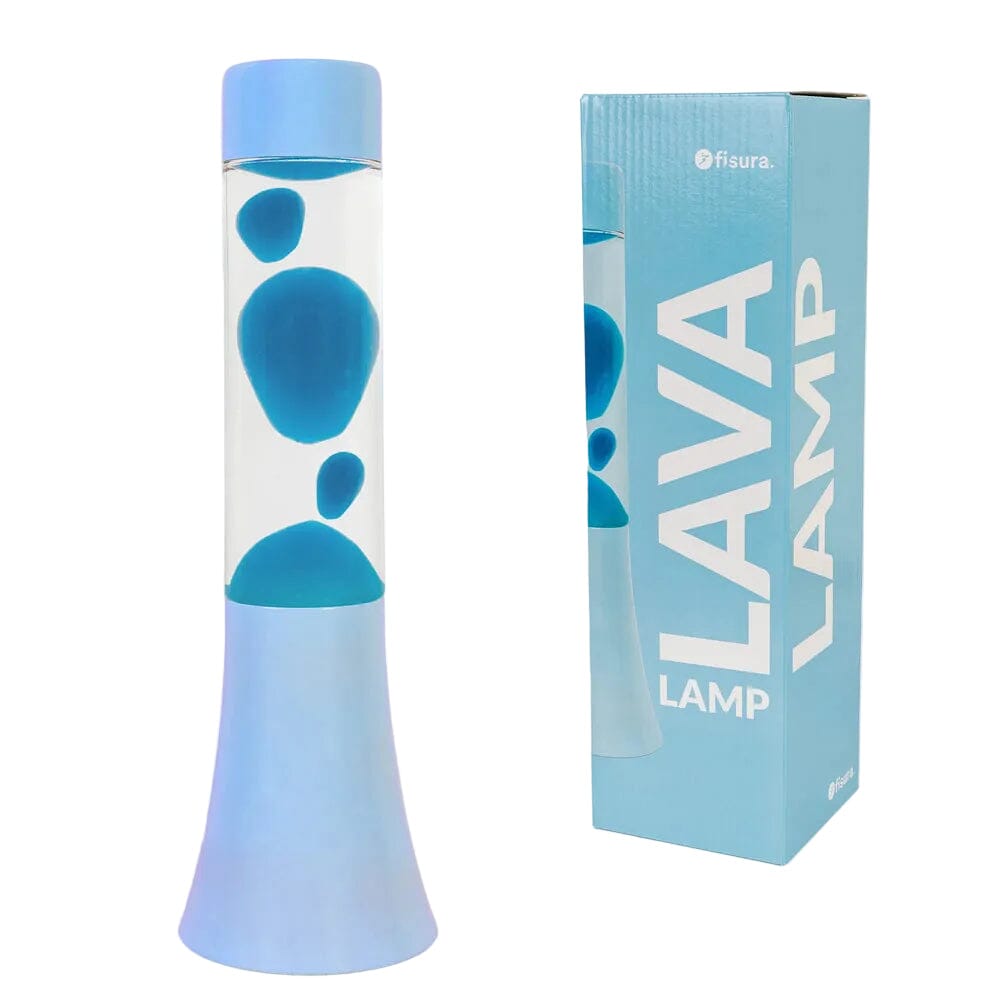 Lavalampe "Mini" Lampe fisura Hellblau/Blau 