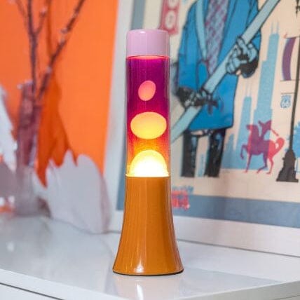 Lavalampe "Mini Orange Pink" Lampe fisura 
